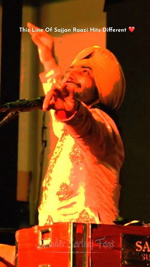 Satinder Sartaaj Fans on Instagram: "Lines Of Sajjan Raazi Hits Diffent ❤️鹿 #satindersartaaj #sufi #shayar #sajjanraazi"