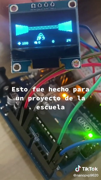 DOOM en Arduino Uno: Código Fuente y Prueba en Pantalla OLED I2C