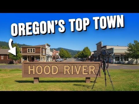 Most Beautiful Small Town in Oregon 🇺🇸 | Hood River USA Walk