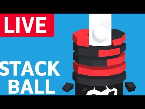 STACK BALL: 100 LEVELS IN ONE SITTING CHALLENGE! #stackball #live #games