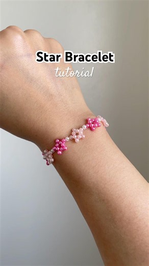 star bracelet tutorial #beadedbracelet #tutorial #diy #preppy