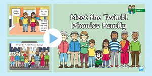 Meet the Twinkl Phonics Family Level 4 PowerPoint