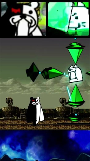 Monokuma vs The 6th Angel Doge モノクマ vs 第6の使徒わんこ にゃんこ大戦争スター5000 にゃんこ大戦争 UBERS BOSS BATTLECATS