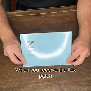 Flex Pain Patch Unboxing Instructions