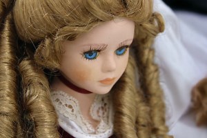 Rare 1990s Vintage Porcelain Doll – Collectible Antique Bisque Figurine - Etsy