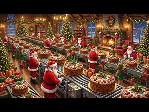 Inside the Holiday Cake Factory: How to Make the best Christmas Fruits Cake (Full Process)