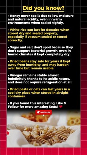 Foods That Don’t Expire? Shocking Survival Facts! 🥫