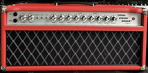[Hot Item] Custom Dumble Style Steel String Singer Handcrafted Valve Guitar AMP Head 100W in Red