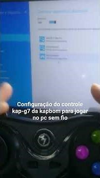 Jogue sem fio com o controle Kapbom kap-g7 no seu computador ou notebook