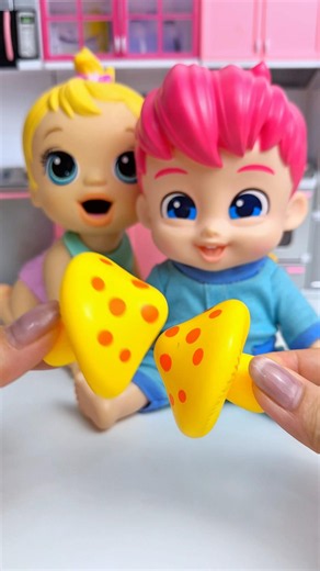 Minnie Mouse & Bebefinn Eat Banana Avocado 🍌🥑 | Satisfying ASMR Kitchen Unboxing #shorts