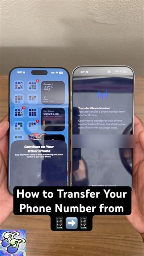 How to Transfer Your eSIM in 5 EASY STEPS! 📱 #iphone #esim #smartphonetips #tutorial