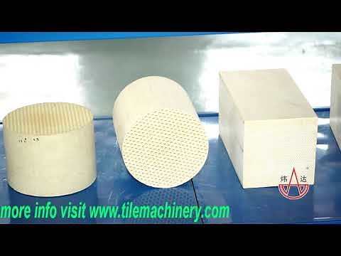 automotive honeycomb substrate and catalyst production line