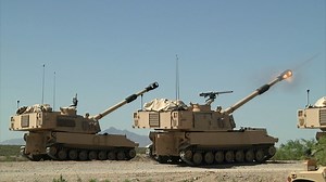 Soldiers During Heavy Live Firing Exercise