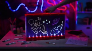 Crayola Ultimate Light Board - ColorVibe, Sound Reactive Light Up Drawing Tablet for Kids, LED Art Projector Board, Kids Gifts, Toys for Boys & Girls, Ages 6+