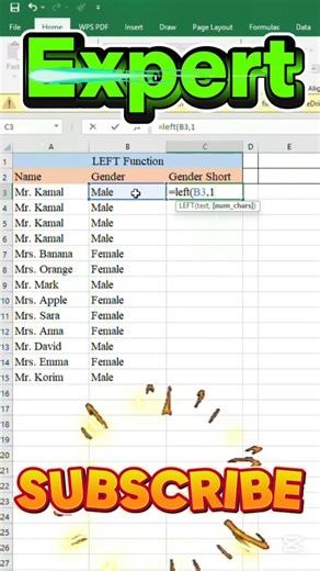 Enter Male & Female in Excel Instantly | Smart Shortcut Trick | Digital Office Skill