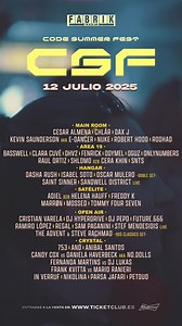 130K views · 78 reactions | CODE SUMMER FESTIVAL 2025  El festival de techno más grande de Madrid en verano. ÚLTIMA ENTRADAS | FABRIK | Facebook