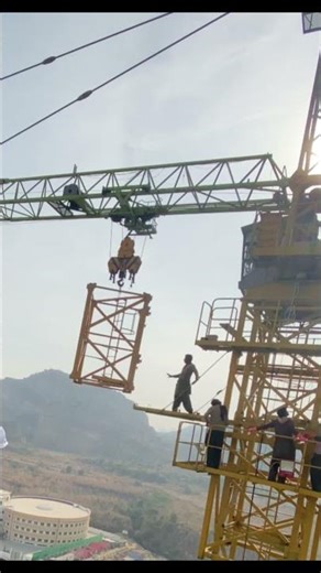 Tower Crane Wall Tie Installation Process | Complete Anchoring Frame Setup