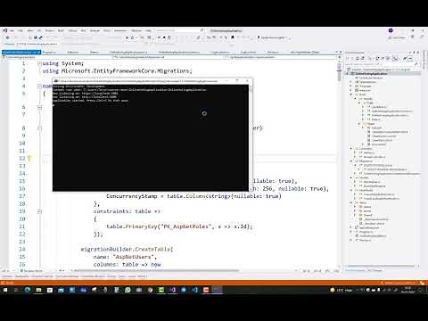 fail: Microsoft.EntityFrameworkCore.Database.Command[20102] | Fix error | ASP.NET CORE