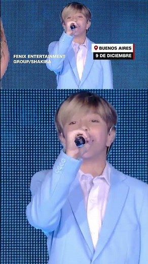 Shakira canta "Acróstico" emocionada junto a sus hijos durante su show en Buenos Aires
