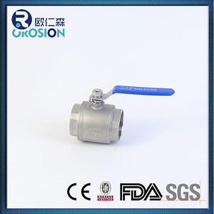 [Hot Item] Premium SS304 316 Stainless Steel Locking Ball Valve with BSPP NPT