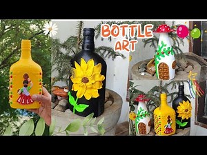 Glass Bottle Crafting | Transforming ordinary Into Extraordinary