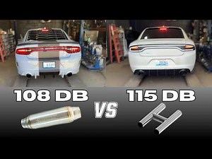 Dodge Charger 3.6L V6: 108dB vs 115dB Exhaust Sound!