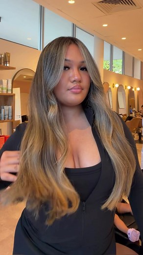 From Black to Blonde Balayage Transformation