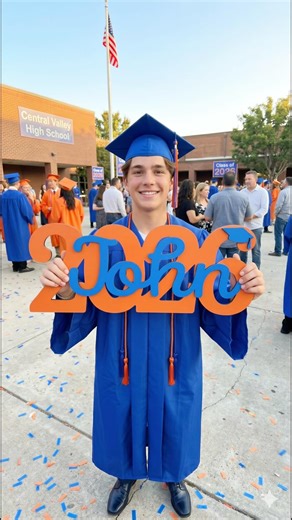Personalized 2026 Graduation Sign 🎓 Custom Name | Perfect for Photos & Grad Party