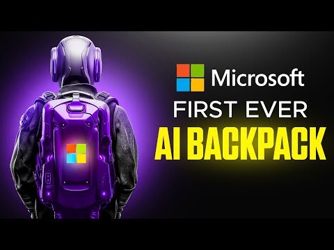 Microsoft Unveils First EVER AI Backpack! (INSANE FEATURES!) | #windows #aiassistant #ainexus