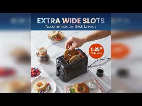 Review: Elite Gourmet ECT1027B Cool Touch Toaster with 6 Temperature Settings & Extra Wide 1.2...