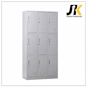 Height Open Gym Lockers Customized 6 Door Steel Locker Furniture