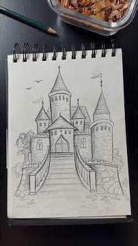 Learn how to draw a castle ✍🏻