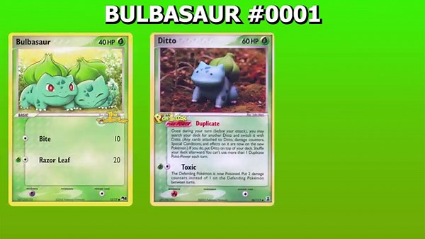 Every Bulbasaur Pokemon Card!