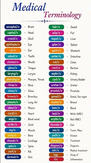 Essential Medical Terminology | Clinical Roots, Prefixes & Suffixes for Healthcare Students