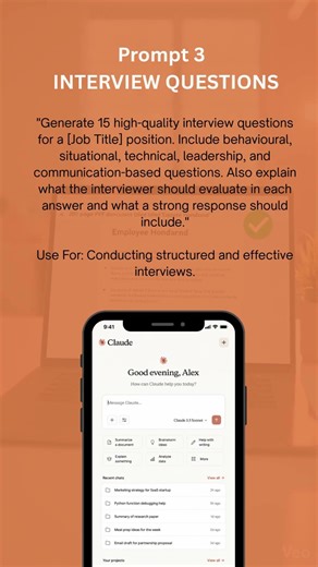 5 AI Prompts That Will Save HR 10+ Hours a Week! #hrtech #claude #ai #aitools #trending