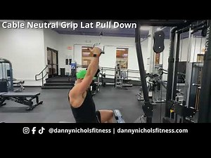 How To Do A Cable Neutral Grip Lat Pull Down