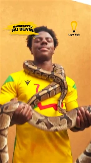 Light Digit | Agence de com, de création de contenus on Instagram: "IShowSpeed est actuellement à Ouidah, où il a visité le temple des pythons. Une immersion culturelle marquée par le respect des traditions et du patrimoine spirituel local. IShowSpeed is currently in Ouidah, where he visited the Python Temple. A cultural experience marked by respect for local traditions and spiritual heritage"
