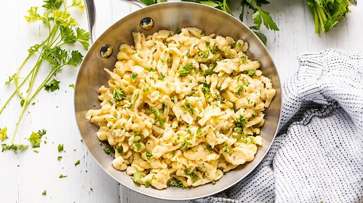 Learn how to make GRANNY'S GERMAN SPAETZLE without a spaetzle maker! WRITTEN RECIPE: https://thestayathomechef.com/grannys-german-spaetzle/ | The Stay At Home Chef