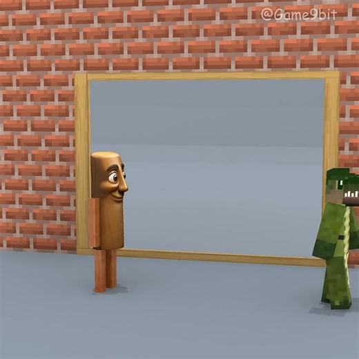 The strange mirror #minecraft #minecraftmemes #minecraftvideos #minecrafter #minecraftbuild #minecraftclips #gaming #reels #twitch #tiktok #article #minecraftanimation #minecraftzombie #skibiditoilet #minecraftjapan #minecraftusa #minecraftaustralia #monsterschool #minecraftcanada | Game9bit