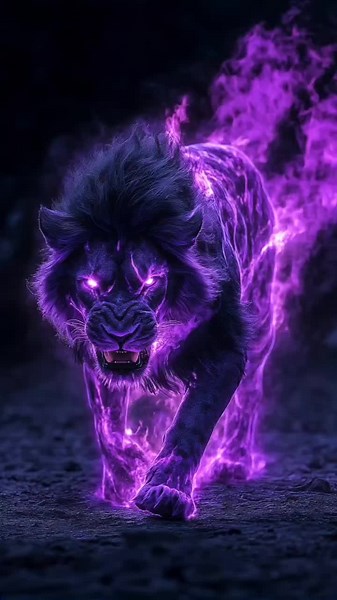 Lion Animation Wallpapers in 4K