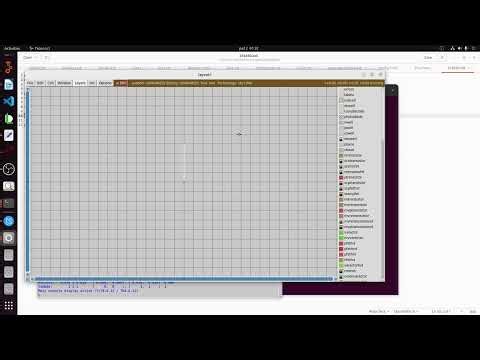 Electronic Basic 1:Magic VLSI install run with technology draw layers