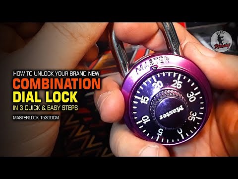 How to Open Master Lock Dial Combination PadLock | Unboxing, Review plus Tutorial