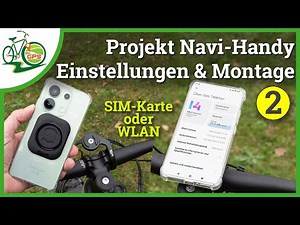 Die besten Einstellungen für deine Smartphone Fahrrad Navigation 📱 Projekt Navi Handy - Teil 2