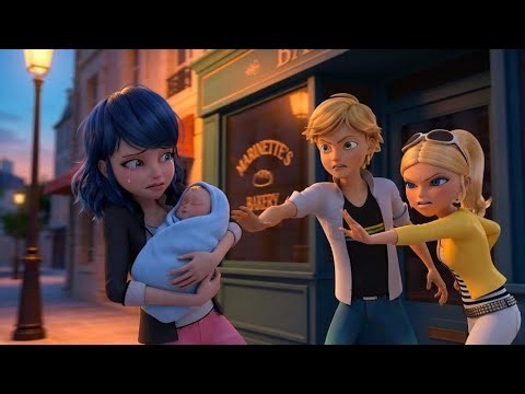 Marinette Finds a Lost Child 💔👶 | Rejected by Adrien & Chloé 😢 She’s Thrown Out of Her Own Home 😭🏠”
