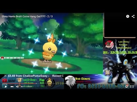 #1 - Live Shiny Torchic In Pokemon ORAS After 2,719 Encounters via Soft Resets