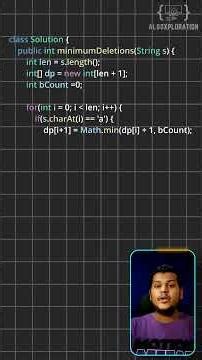 Day 53: LeetCode Daily Challenge: LeetCode 1653 – Minimum Deletions to Make String Balanced