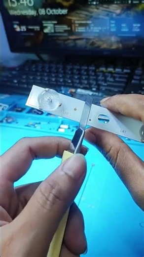 cheapest way to fix led tv no backlight display #repair #led #ledtv