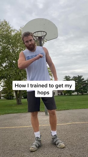 I didn’t lift weights or do fancy jump programs. Follow for more bball tips #dunk #bball #hops