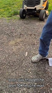 89K views · 808 reactions | he fell for this scam  junk mail #funny #olhellya #bubby #lottery #casino #winner #ticket #gambling #junkmai | Bubby | Facebook