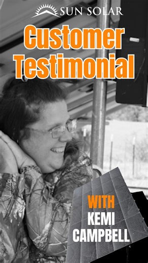 "I had too many bills and not enough money." Hear how solar has impacted this couple's life! Solar truly is a game changer allowing customers like Kemi to take the money they were spending on utilities each month and put it towards other bills!💡💰 Watch their story and see how solar can bring you savings and peace of mind! #FinancialFreedom#SolarSavings #SolarImpact #SunSolar | Sun Solar